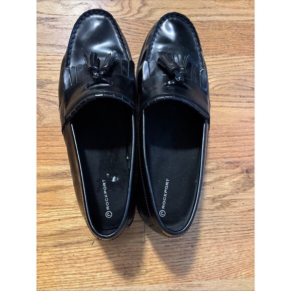 Rockport Mens Tassel Loafers Size 11M Black Leather main image 6